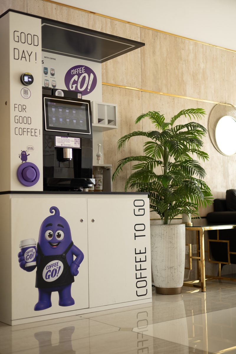 CoffeeGo coffee corner in a Dubai office